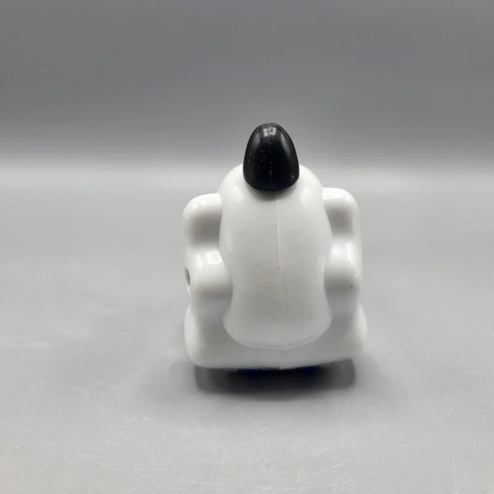 Playskool Puppy Dog Rolling Toy Wendy's Kids Meal 2001 Vintage White Black Red